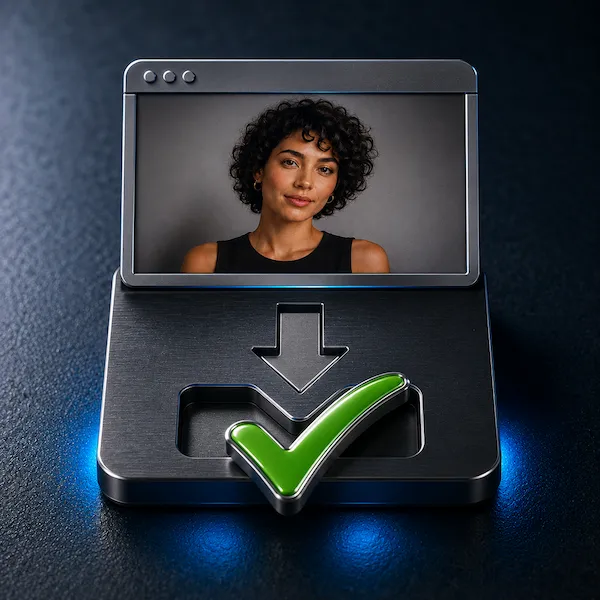 Step three download your print ready image instantly