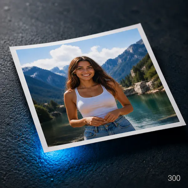 Sharp high resolution 300 DPI image ready for printing