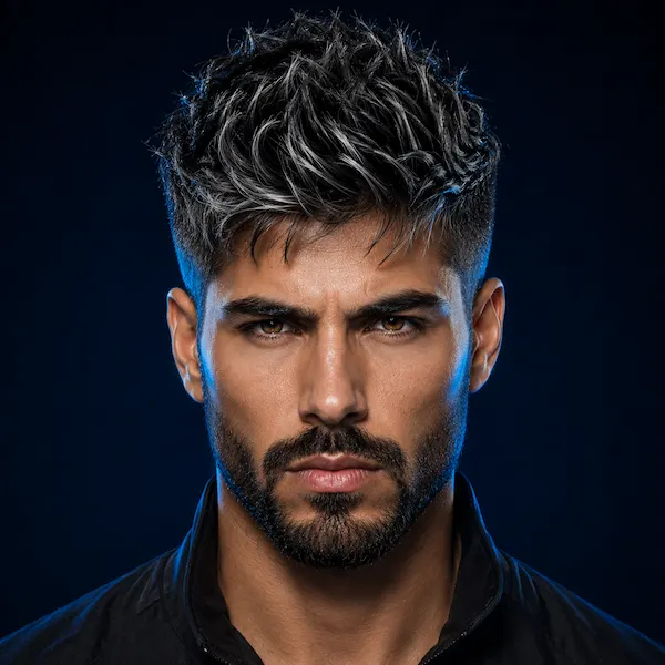 Upload a male face photo to the face shape detector