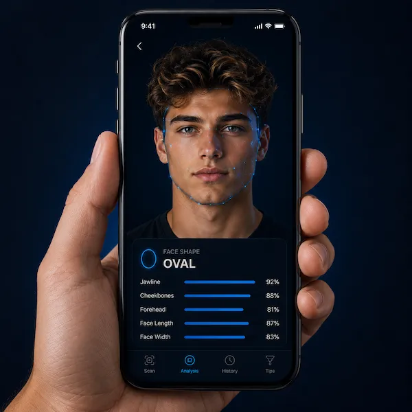 Face shape detector result on your own photo