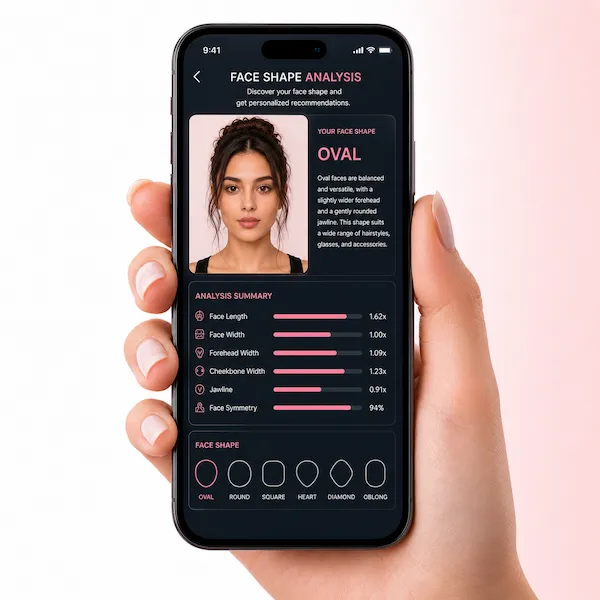 Female face shape detector structural breakdown result